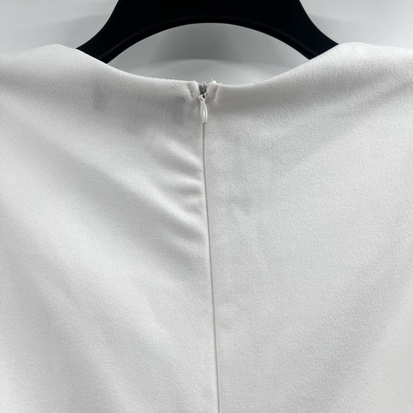 LULUS Jumpsuit Womens XL White Square Neck Lined Stretch Wide Leg - Picture 12 of 12